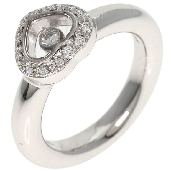 CHOPARD 18k White Gold Diamond Ring - Picture 2 of 11